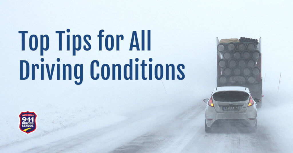 Tips for driving conditions